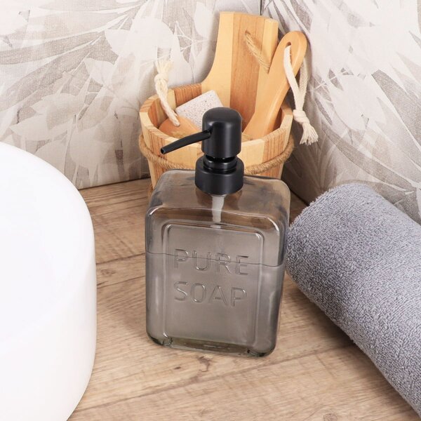 Dispenser Μπάνιου 550ml (9.5x6x21) T-D 62126103 Black