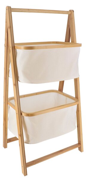 Ραφιέρα Δαπέδου 2 Θέσεων (44x34x90) T-D Natural/Bamboo 98204104