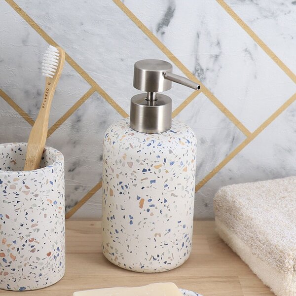 Dispenser Μπάνιου 220ml (Φ7.5x17) T-D Terrazzo 62166672