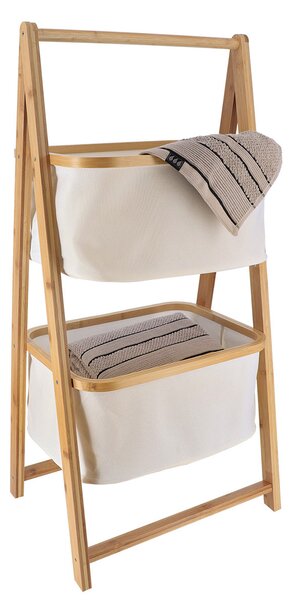 Ραφιέρα Δαπέδου 2 Θέσεων (44x34x90) T-D Natural/Bamboo 98204104
