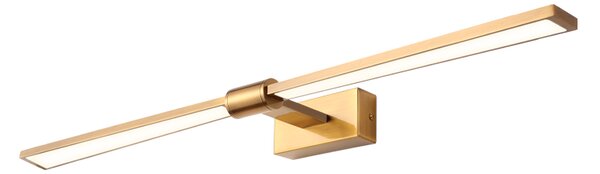 Φωτιστικό Μπάνιου LED Aca Papigion PN1403LEDW81BR Brass