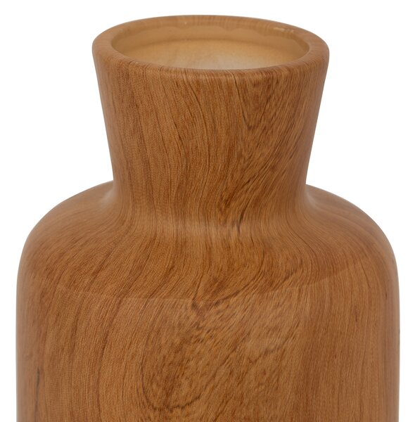 Διακοσμητικό Βάζο (Φ12x30) A-S Soa Wood 206606A
