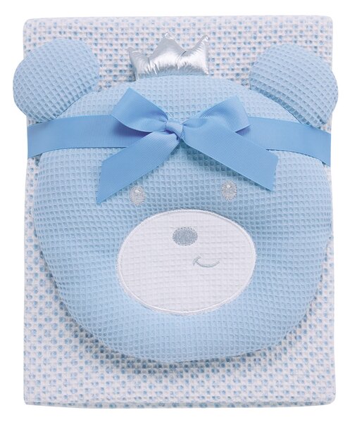 Κουβέρτα Πικέ Αγκαλιάς (75x100) + Λούτρινο Das Home Baby 4959 Blue