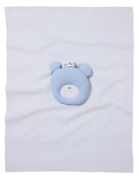 Κουβέρτα Πικέ Αγκαλιάς (75x100) + Λούτρινο Das Home Baby 4959 Blue