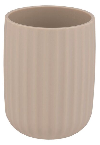 Ποτηροθήκη Μπάνιου (Φ7.5x10) Wenko Agropoli Beige 25183100