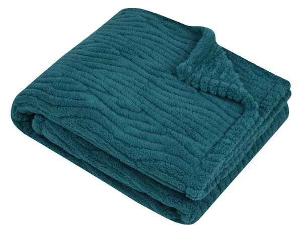 Κουβέρτα Καναπέ Fleece (130x160) S-F Columbia Petrole P2C684006