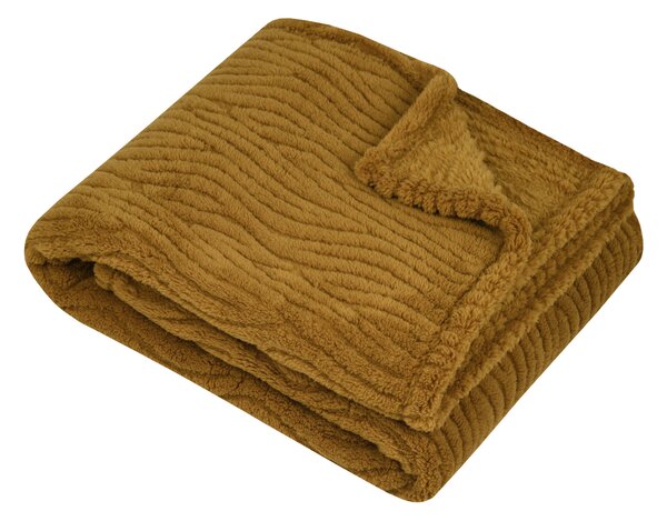 Κουβέρτα Καναπέ Fleece (130x160) S-F Columbia Camel P2C684005