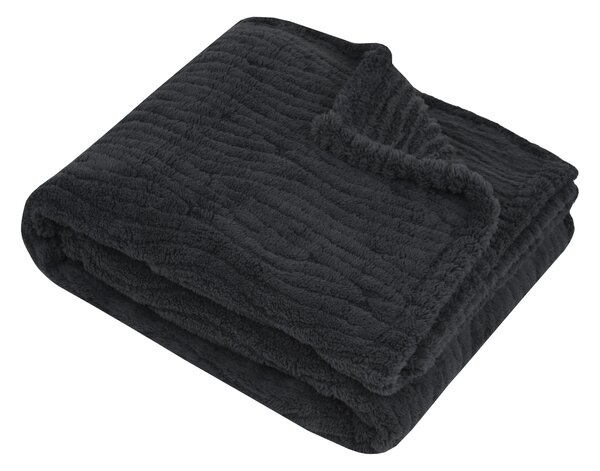 Κουβέρτα Fleece Ημίδιπλη (180x220) S-F Columbia Anthracite P3C684003