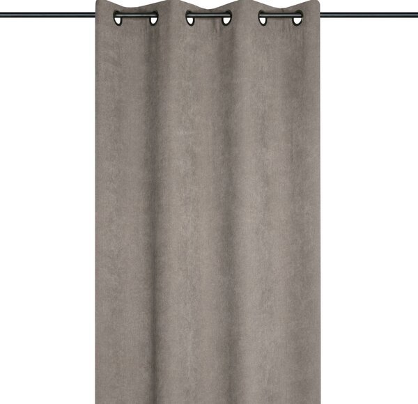 Κουρτίνα Βελουτέ (140x260) Με Τρουκς S-F Dandy Taupe R6D567003