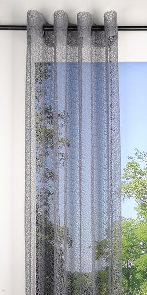 Κουρτίνα Δίχτυ (140x250) Με Τρουκς S-F Spider Anthracite R66505008VL