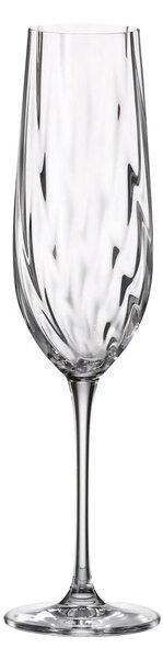 Ποτήρι Σαμπάνιας Κολωνάτο 270ml Crystal Bohemia Uria Optic