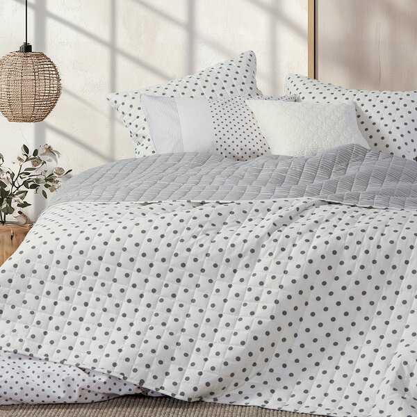 Κουβερλί Μονό (180x240) 2 Όψεων Nef-Nef Homeware Smart Donter Grey