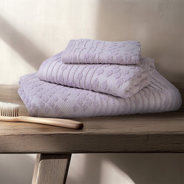 Πετσέτα Προσώπου (50x90) Nef-Nef Homeware Premium Darwin Mauve 550gsm