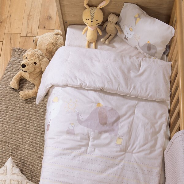 Κουβερλί Κούνιας (110x140) 2 Όψεων Nef-Nef Homeware Happy Days