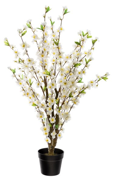 Τεχνητό Φυτό Σε Γλάστρα 100εκ. A-S Cherry Blossom 168616 White