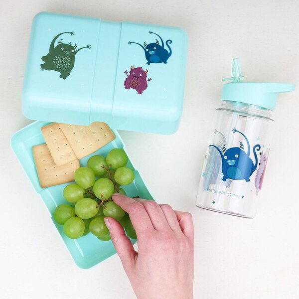 Φαγητοδοχείο 850ml (18x12x6) Α Little Lovely Company Monsters SBMOBU23