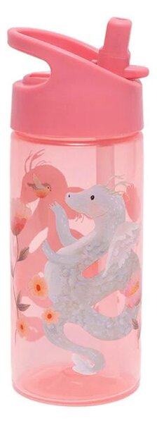 Παγούρι 380ml Με Καλαμάκι Petit Monkey Fairytale Dragon Peony