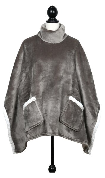 Πόντσο Fleece Γυναικείο S-F Sweety Brun P1D345002