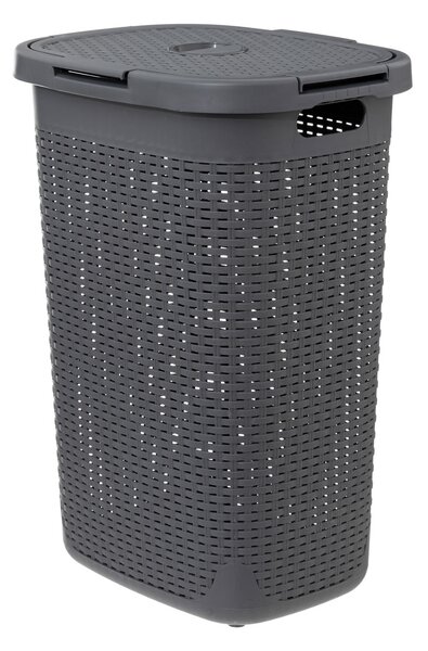 Καλάθι Απλύτων 60Lit (35.2x45x65.8) F-V Rattan Concrete 202408J