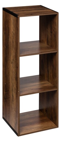 Βιβλιοθήκη Δαπέδου 3 Θέσεων (34.5x32x100.9) F-V Mix N' Modul Brown 167862