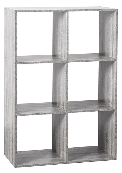 Βιβλιοθήκη Δαπέδου 6 Θέσεων (67.6x32x100.5) F-V Mix N' Modul Grey 138909A
