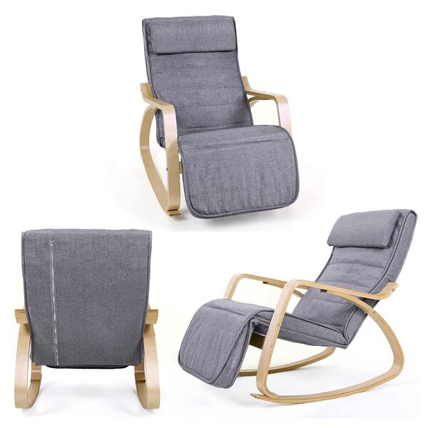 Κουνιστή Πολυθρόνα Relax (55x115x91) Songmics LYY11G