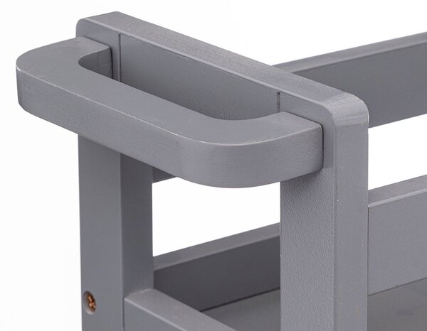 Τρόλεϊ/Ραφιέρα 3 Θέσεων (40x15.5x75) F-V Wheels Trolley Beton 174762H