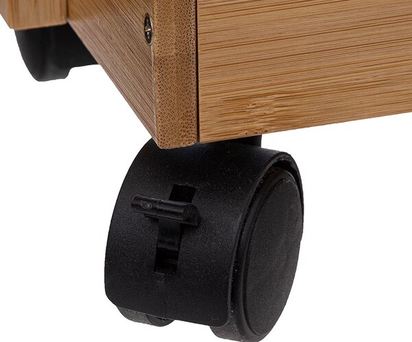 Τρόλεϊ/Ραφιέρα 3 Θέσεων (25x23x86) F-V Bamboo Trolley Wheels 174783