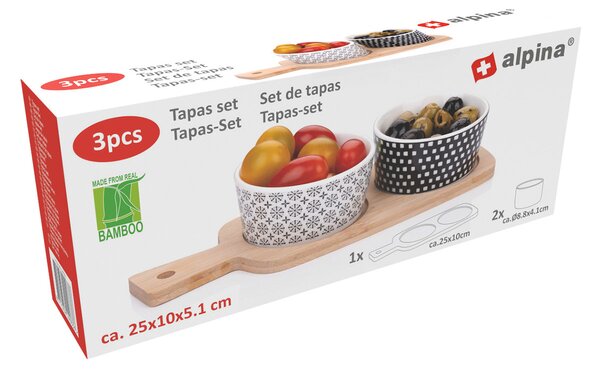 Ορντεβιέρα Σερβιρίσματος 2 Θέσεων (25x10x5.1) Alpina 871125224033