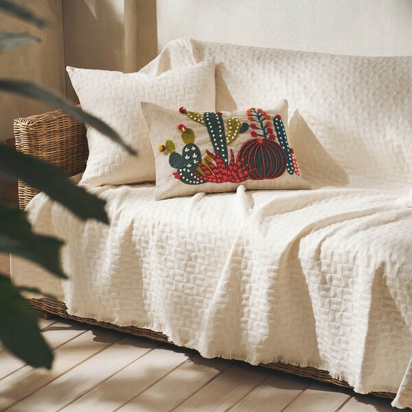 Ριχτάρι Καναπέ Διθέσιου (180x250) Gofis Home Eliena Ivory 402/05