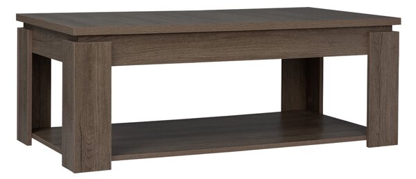 NEO COFFEE TABLE OAK ΣΚΟΥΡΟ 120x60xH45cm