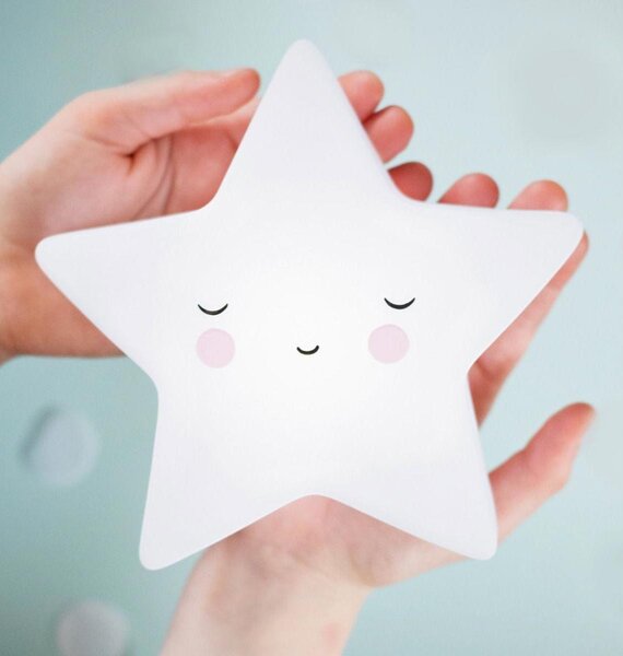 Παιδικό Φωτάκι Νυκτός Α Little Lovely Company Sleeping Star LLSSWH71