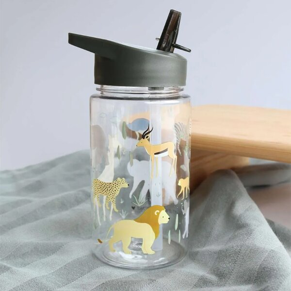 Παγούρι 450ml Με Καλαμάκι Α Little Lovely Company Savannah DBSAGR48