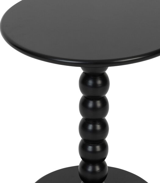 Βοηθητικό Τραπεζάκι (Φ38x46.5) A-S Chamlo Black 197896B