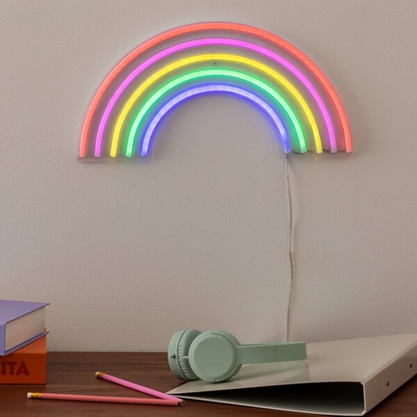 Διακοσμητικό Φωτιστικό Τοίχου LED Με USB A-S Rainbow 205959