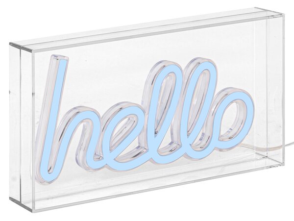 Διακοσμητικό Φωτιστικό LED Με USB A-S Hello 205962