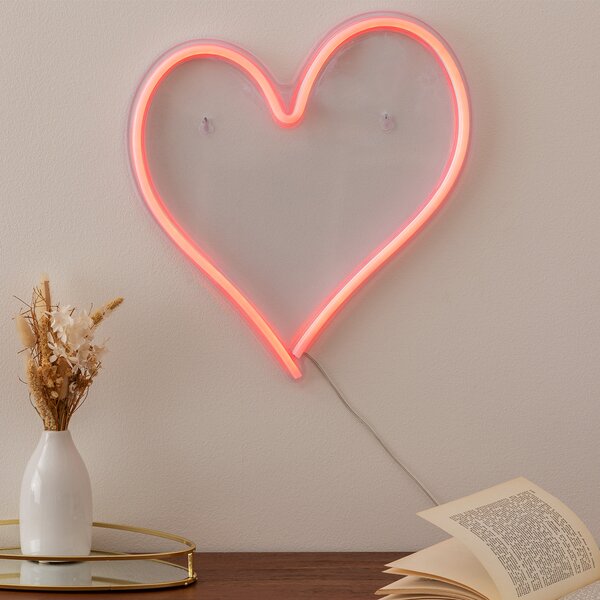 Διακοσμητικό Φωτιστικό Τοίχου LED Με USB A-S Heart 205963
