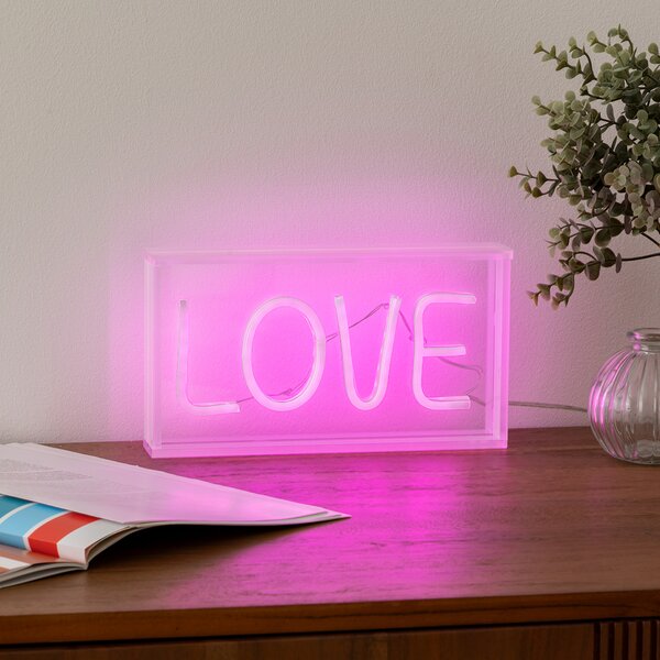 Διακοσμητικό Φωτιστικό LED Με USB A-S Love 205961