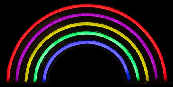 Διακοσμητικό Φωτιστικό Τοίχου LED Με USB A-S Rainbow 205959
