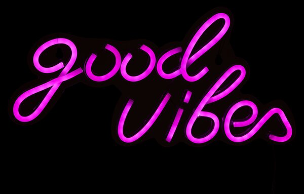 Διακοσμητικό Φωτιστικό Τοίχου LED Με USB A-S Good Vibes 205960