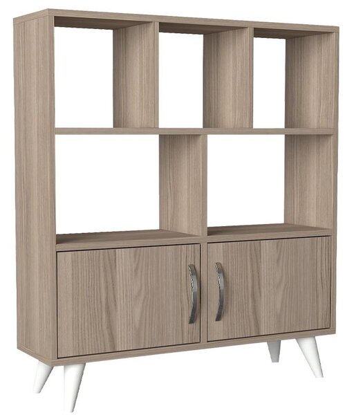 ΒΙΒΛΙΟΘΗΚΗ-ΡΑΦΙΕΡΑ Fylliana Orbit GREY OAK 90*22*105