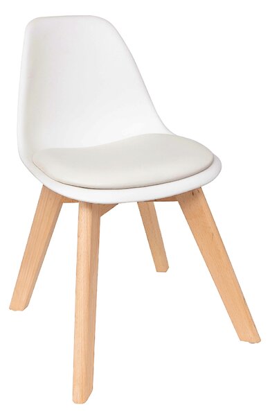 Παιδική Καρέκλα (55x31x38.5) A-S Baya White 205840A
