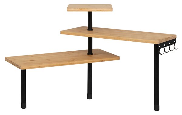 Γωνιακή Ραφιέρα Οργάνωσης Κουζίνας (43x43x38) F-V Shelf 190046