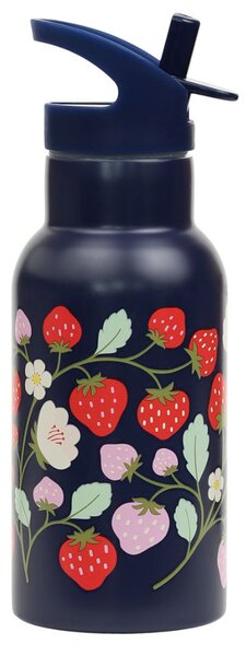 Παγούρι - Θερμός 350ml Με Καλαμάκι Α Little Lovely Company Strawberries DBSSST69