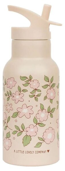 Παγούρι - Θερμός 350ml Με Καλαμάκι Α Little Lovely Company Blossoms Pink DBSSBP58