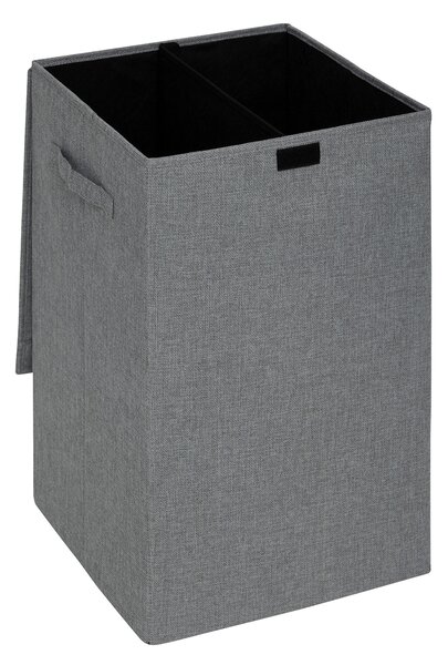 Καλάθι Απλύτων 2 Θέσεων 74Lit (37x36.5x60) F-V Colors Concrete Grey 206923H