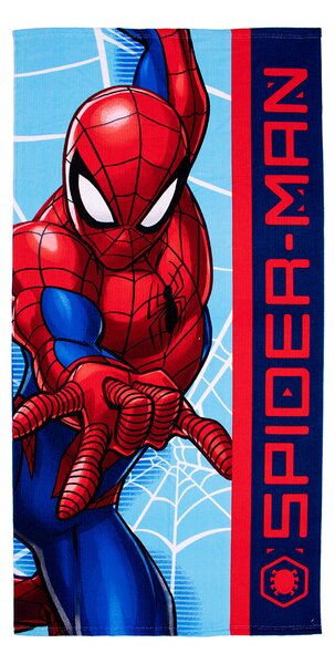 Παιδική Πετσέτα Θαλάσσης Microfiber (70x140) Dimcol Spider-Man 41 Sky Blue