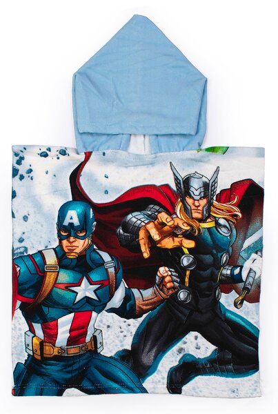 Παιδικό Πόντσο (50x100) Dimcol Avengers 40 Ice Blue