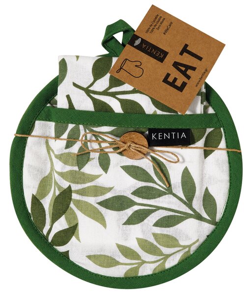 Ποτηρόπανο + Πιάστρα Κουζίνας (Σετ 2τμχ) Kentia Loft Pot 252