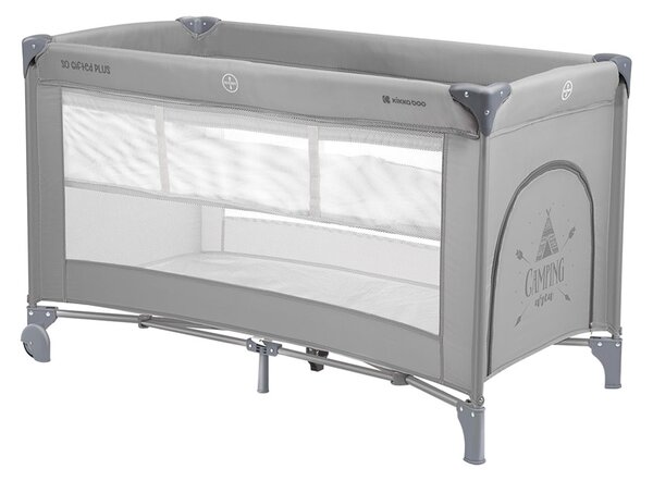 Παρκοκρέβατο 2 Θέσεων (0+ Μηνών/Έως 15kg) Kikka Boo So Gifted Plus Grey